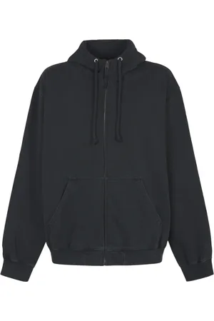 Maison Margiela Sweathshirts & Hoodies, Herre, Sort, M, Uld, Stilfuld Sweat Jacket til Mænd