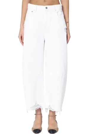 ERIKA CAVALLINI Bukser, Dame, Hvid, M, Cropped Bukser