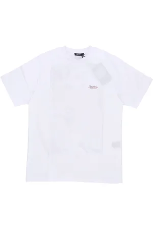 DOLLY NOIRE Top, Herre, Hvid, S, Bomuld, Hvid kortærmet Choke Tee Shirt