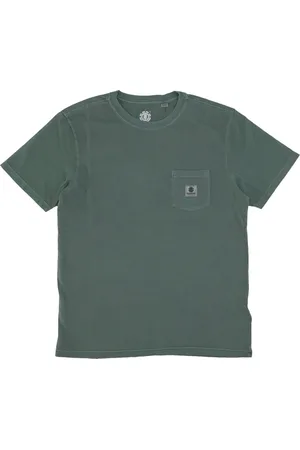 Element Top, Herre, Grøn, XL, Bomuld, Lomme Pigment Tee Have Topiary