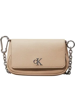 Calvin Klein Taske, Dame, , ONE SIZE, Uld, PU læder skuldertaske - kæde stropp