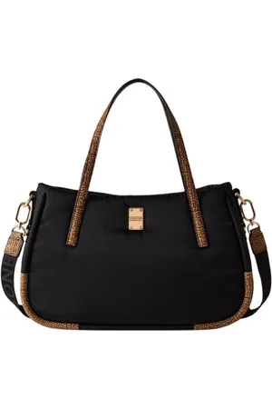 Borbonese Taske, Dame, Sort, ONE SIZE, Uld, Genbrugsstof taske med ruskind detaljer