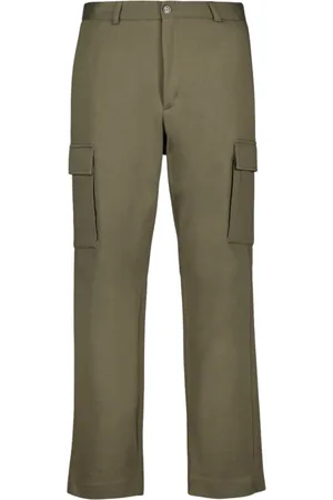 Moncler Bukser, Herre, Grøn, L, Herrebukser med lige ben