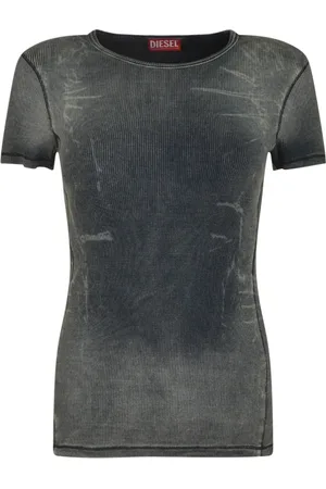 Diesel Top, Dame, Sort, XL, Uld, Stilfuld Top til Mænd
