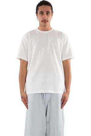 Y-3 Top, Herre, Hvid, S, Almindelig T-shirt med Tonal Logo