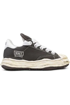 MIHARA YASUHIRO Sko, Dame, Grå, 36 EU, Grå Puffer Canvas Lav-Top Sneaker