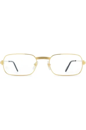 Cartier Tilbehør, unisex, Gul, 55 MM, Uld, Stilfulde solbriller med model Ct0556O