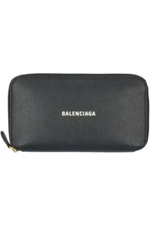 Balenciaga Pre-owned, unisex, Sort, ONE SIZE, Tyl, Pre-owned Laeder punge