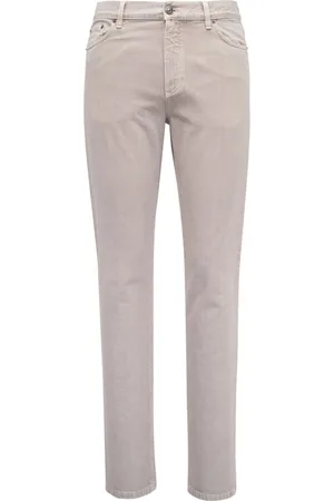 Ermenegildo Zegna Jeans, Herre, Grå, W30, Denim, Klassiske Denim Jeans til Mænd