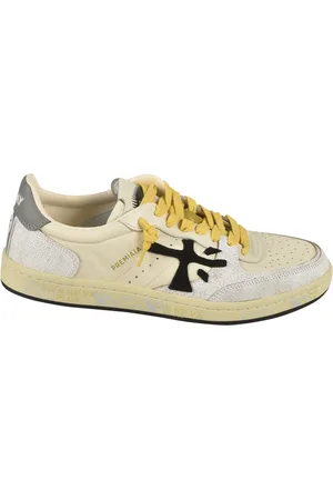Premiata Sko, Herre, Hvid, 41 EU, Uld, Stilfulde Sneakers