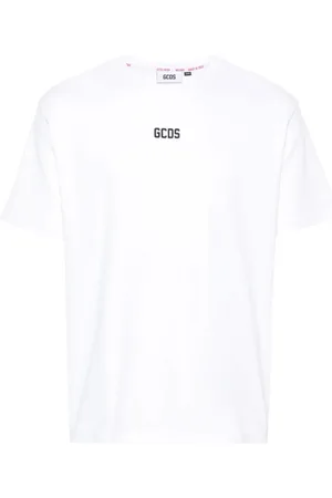 GCDS Top, Herre, Hvid, XS, Eco Logo T-shirt