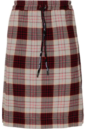 Vivienne Westwood Nederdel, Dame, Rød, L, Rødternet Kilt Nederdel
