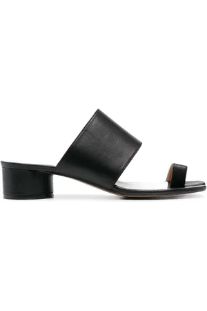 Maison Margiela Sko, Dame, Sort, 38 EU, Sorte L?der H?le Mules