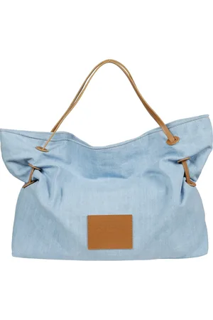 Dondup Taske, Dame, Blå, ONE SIZE, Uld, Afslappet-chic denim skuldertaske
