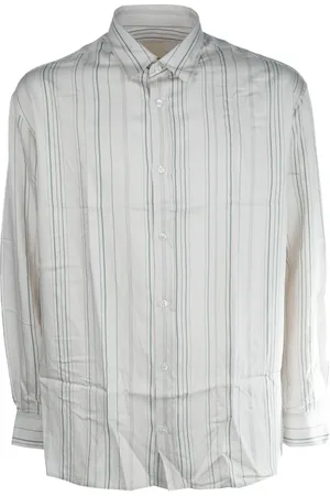 Emporio Armani Skjorte, Herre, Hvid, L, Uld, Stilfulde Skjorter Samling