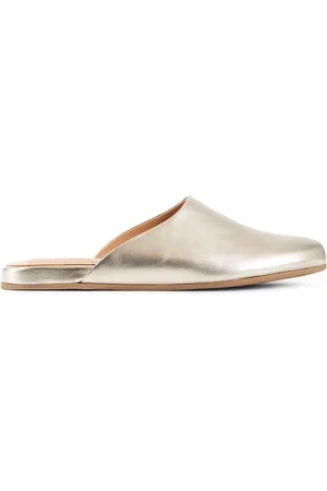 Ancient Greek Sandals Sko, Dame, Grå, 37 EU, Læder, Platinumsoft Læder Åben Tilbage Slipper