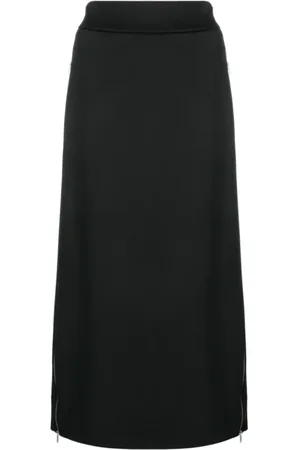 Jil Sander Nederdel, Dame, Sort, M, Maxi Nederdel