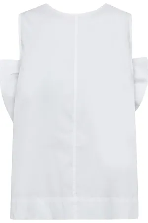 Co`Couture Top, Dame, Hvid, L, Top med sløjfedetalje