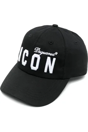 Dsquared2 Tilbehør, Dame, Sort, ONE SIZE, Bomuld, Icon Logo Baseball Cap