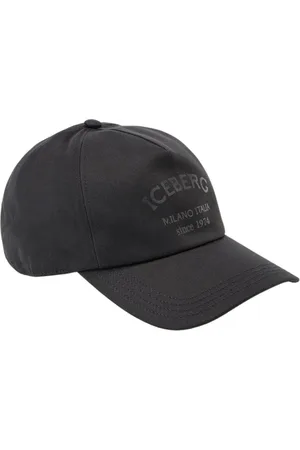 Iceberg Tilbehør, Herre, Sort, ONE SIZE, Uld, Sort Milano Italia Baseballkasket