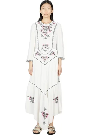 Isabel Marant Kjole, Dame, Hvid, S, Sonia Kjole