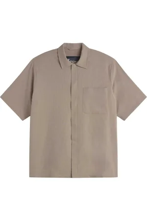HERNO Skjorte, Herre, Brun, 2XL, Italiensk Stil Skjorte