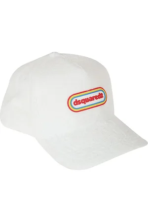 Dsquared2 Tilbehør, Dame, Hvid, ONE SIZE, Uld, Stilfulde Hat Tilbehør