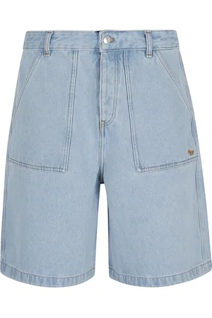 Maison Kitsuné Shorts, Herre, Blå, W31, Uld, Blå Bermuda Shorts til Mænd