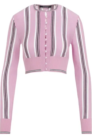 Jacquemus Strik, Dame, Lyserød, 2XS, Uld, Rosa & Lilla Sweater Aw24