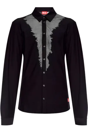 Diesel Skjorte, Herre, Sort, XS, Uld, Stilfulde Solbriller