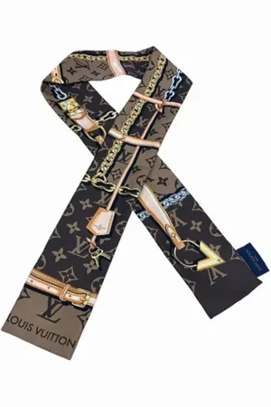 LOUIS VUITTON Pre-owned, Dame, Flerfarvet, ONE SIZE, Uld, Pre-owned Silke trklaeder