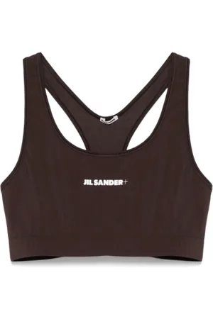 Jil Sander Sport, Dame, Brun, M, Polyester, Sporty Genache Top