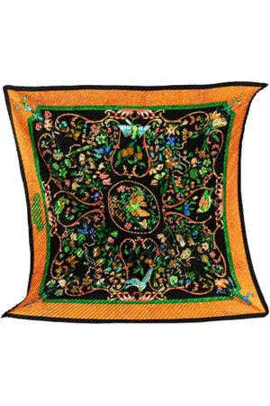 Hermès Pre-owned, Dame, Flerfarvet, ONE SIZE, Tyl, Pre-owned Silke trklaeder