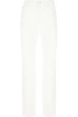 Max Mara Jeans, Dame, Hvid, 2XS, Denim, Klassiske Denim Jeans til hverdagsbrug