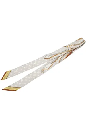 LOUIS VUITTON Pre-owned, Dame, Flerfarvet, ONE SIZE, Tyl, Pre-owned Silke trklaeder