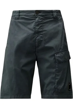 C.P. Company Shorts, Herre, Blå, 3XL, Bermuda Shorts med Lommeklap