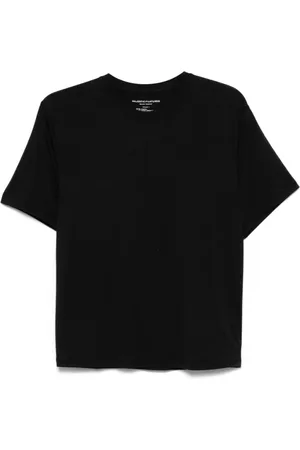 Majestic Top, Dame, Sort, S, Sorte T-shirts og Polos Lige Hem