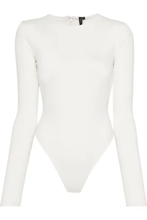 Entire Studios Top, Dame, Hvid, 2XS, Uld, Rice Bodysuit