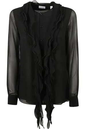 Burberry Bluser & Skjorter, Dame, Sort, 2XS, Sorte Skjorter til Mænd