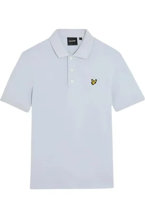 Lyle & Scott Top, Herre, Blå, L, Tidløs Klassisk Polo Skjorte