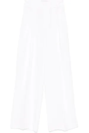 ERMANNO SCERVINO Bukser, Dame, Hvid, 2XS, Uld, Stilfulde Denim Bukser til Mænd