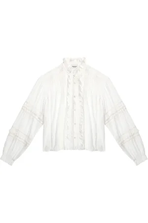 Isabel Marant Bluser & Skjorter, Dame, Hvid, M, Bomuld, Hvid Bomuldsskjorte til Kvinder