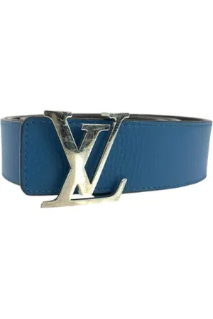 LOUIS VUITTON Pre-owned, Herre, Blå, ONE SIZE, Læder, Pre-owned Laeder baelter