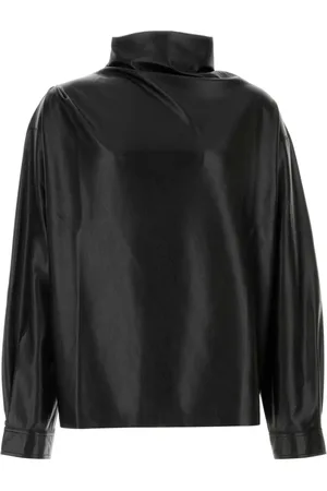 Nanushka Top, Herre, Sort, XS, Læder, Sort Mikael Top T-shirts