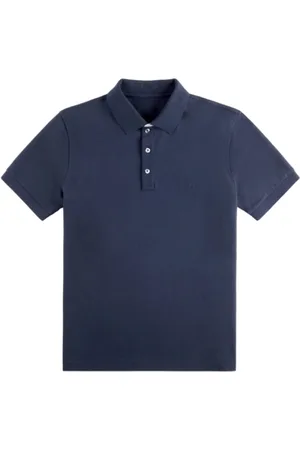 FAY Top, Herre, Blå, L, Bomuld, Blå Polo Slim Fit