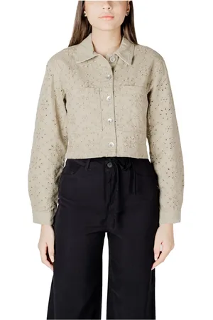 ONLY Jakke, Dame, , L, Bomuld, Eyelet Bomuld Jakke