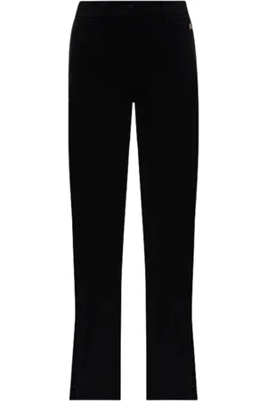 Twin-Set Bukser, Dame, Sort, S, Uld, Sorte bukser med metallogo