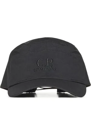 C.P. Company Tilbehør, Herre, Sort, ONE SIZE, Nylon, Sort Broderet Logo Kasket