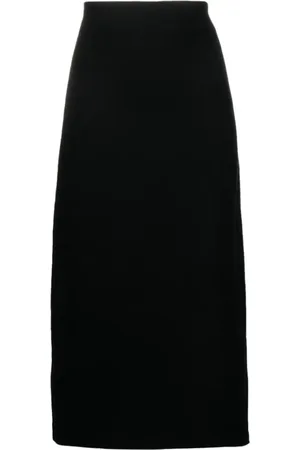 Jil Sander Nederdel, Dame, Sort, S, Sort Midi Nederdel