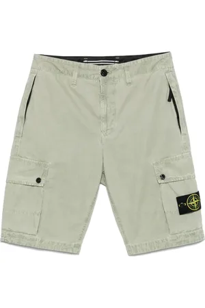 Stone Island Shorts, Herre, Grøn, W30, Denim, Afslappede Denim Shorts til Mænd